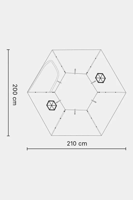 Samaya 2.5 Blue Alpine Tent 7 Samaya 2.5 Blue Alpine Tent - Afbeelding 5