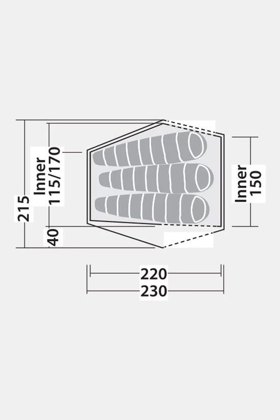 Robens Chaser 3XE 3-Persoonstent 20 Robens Chaser 3XE 3-Persoonstent - Afbeelding 18