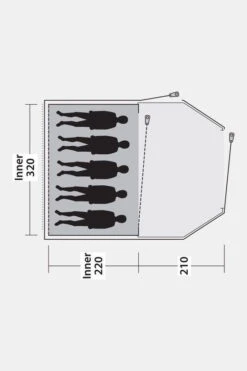 Outwell Earth 5 Tent -Winkel Voor Buitensportartikelen g5fe3y0004 7250 12 nl