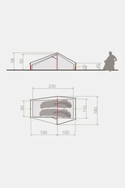 VAUDE Power Lizard Seamless 1-2P Tent -Winkel Voor Buitensportartikelen maabe00008 5353 07 nl