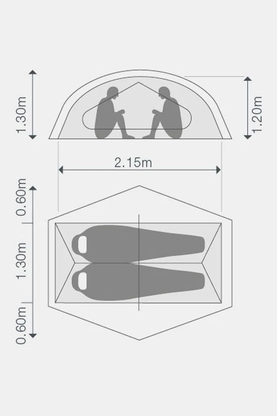 Exped Lyra II 2-Persoons Koepeltent 7 Exped Lyra II 2-Persoons Koepeltent - Afbeelding 5