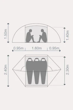 Exped Orion III UL Green 3P Hybride Tent -Winkel Voor Buitensportartikelen maacc70043 5250 05 nl