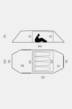 FJÄLLRÄVEN Keb Endurance 4-Persoonstent -Winkel Voor Buitensportartikelen maadc60007 4343 08 nl
