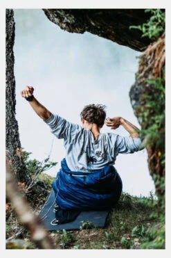 Grüezi Bag Biopod DownWool Ice 185 Slaapzak -Winkel Voor Buitensportartikelen mbaae10015 4141 16 nl